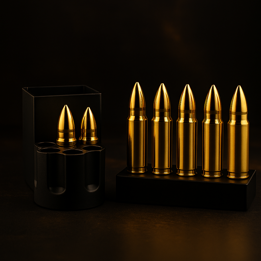 Gold Bullet Whiskey Stones